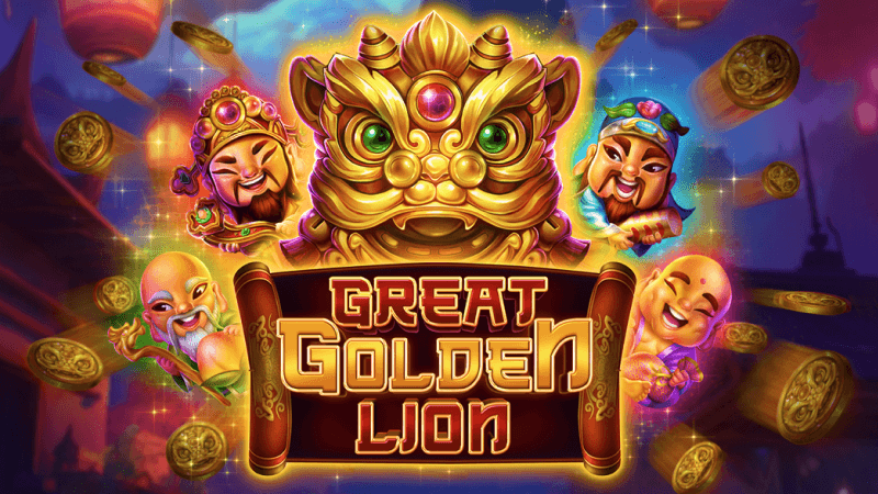 Great Golden Lion slot machine at Aussie casino